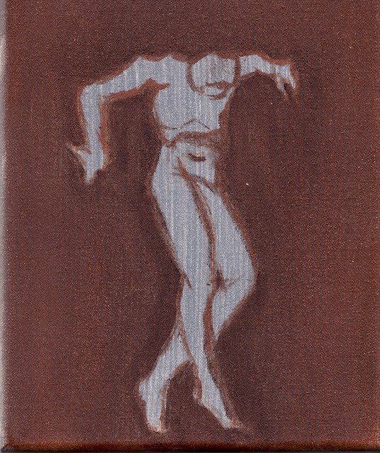 Dancer - Oil paint on stretched canvas - Available.